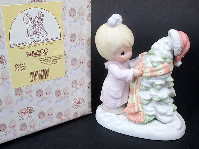 Precious Moments Figurine Have a Cozy Country Christmas 455873
