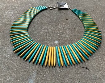 Yellow and Teal Stalactites