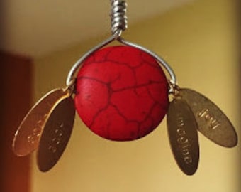 Blessing Bug with Sterling Silver or Gold Necklace