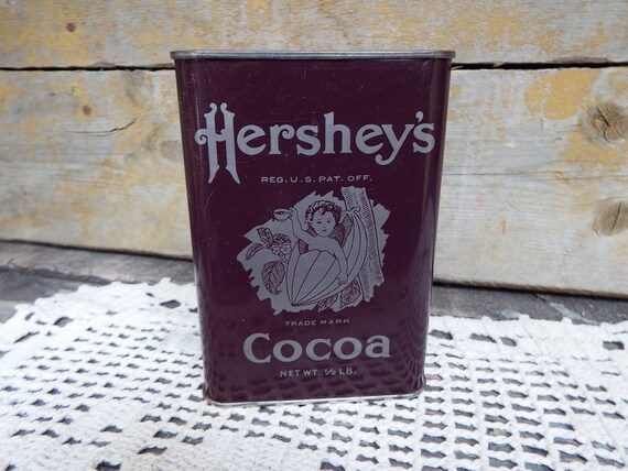 Hershey Chocolate And Cocoa Vintage Poster Decorative Steel Sign