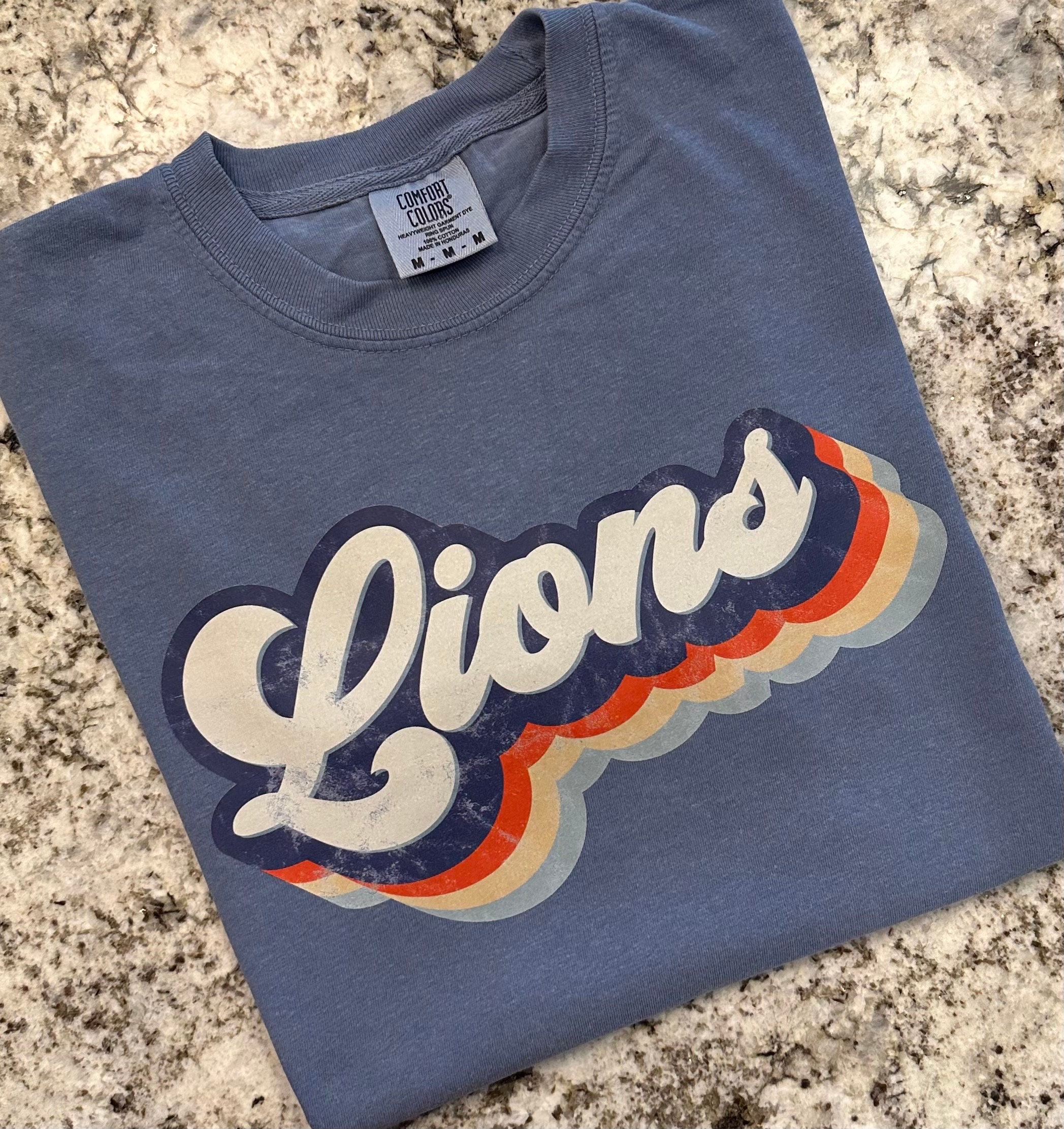 Lions Retro Vintage Mascot Shirts, Lions Shirts, Lions School