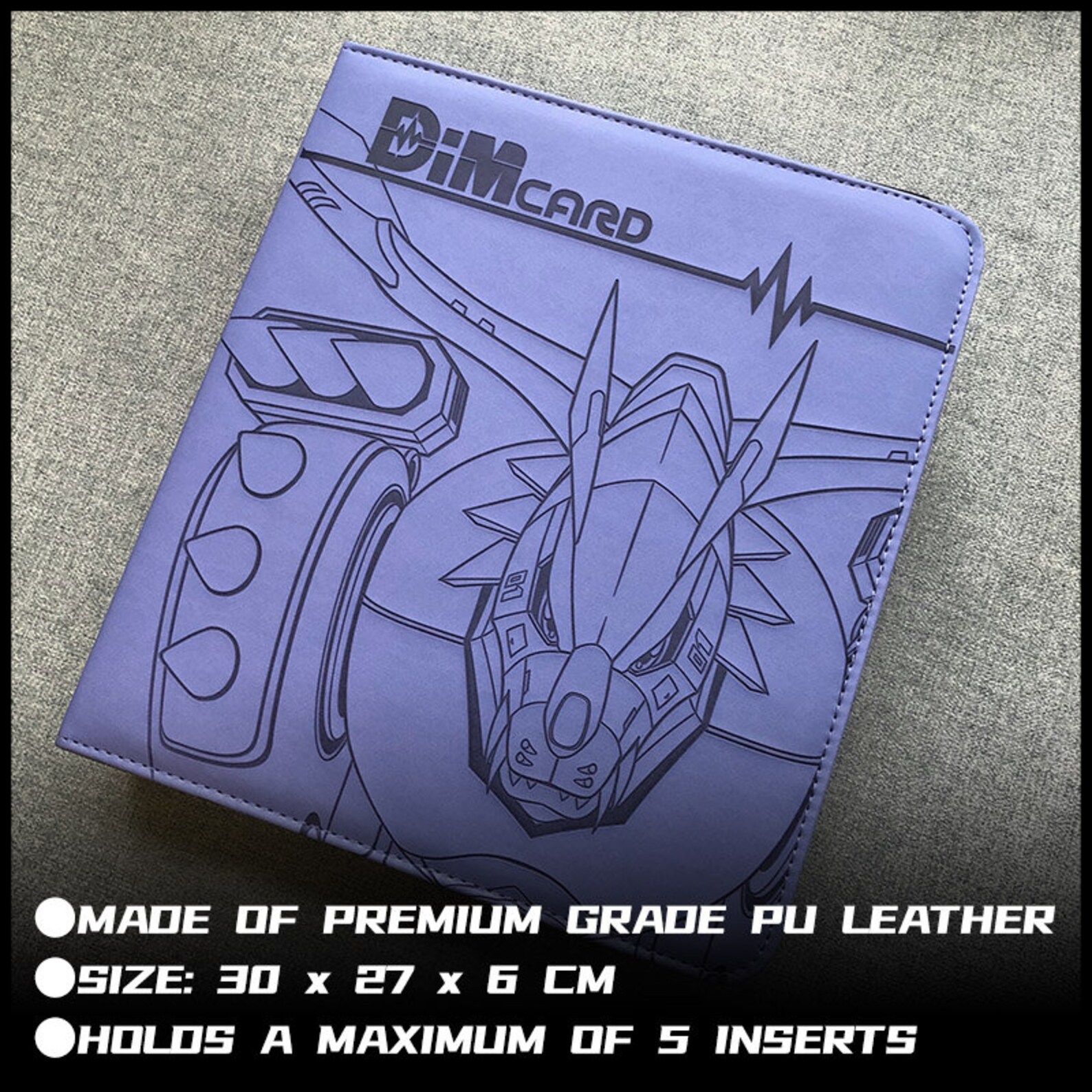 Digimon Dim Card Storage Binder Bandai Vital Hero Bracelet Etsy