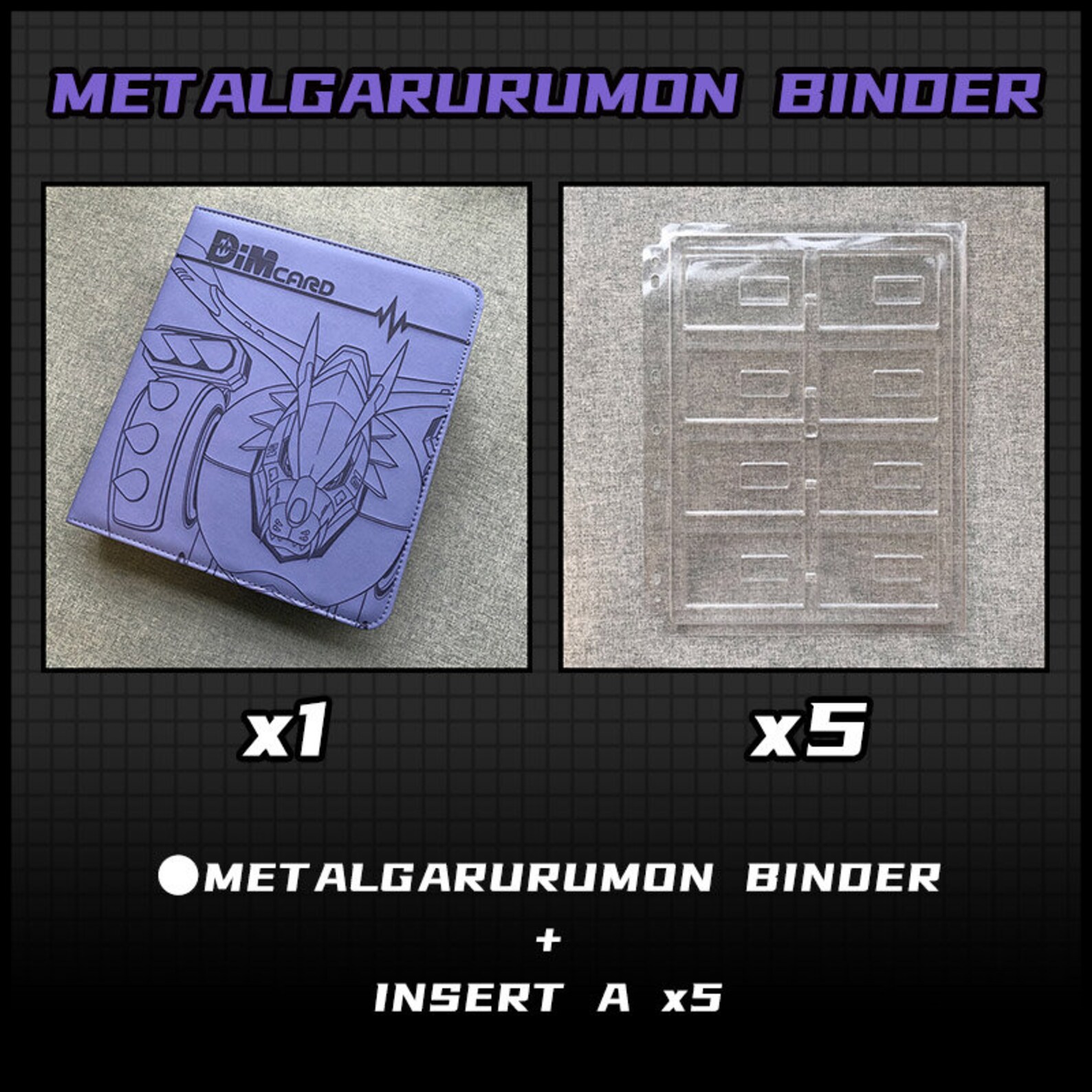 Digimon Dim Card Storage Binder Bandai Vital Hero Bracelet Etsy