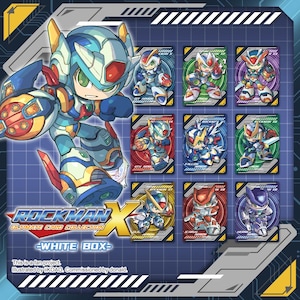Conjuntos de cartas holográficas de Mega Man X Ultimate Card Collection (arte de iiKOAO)