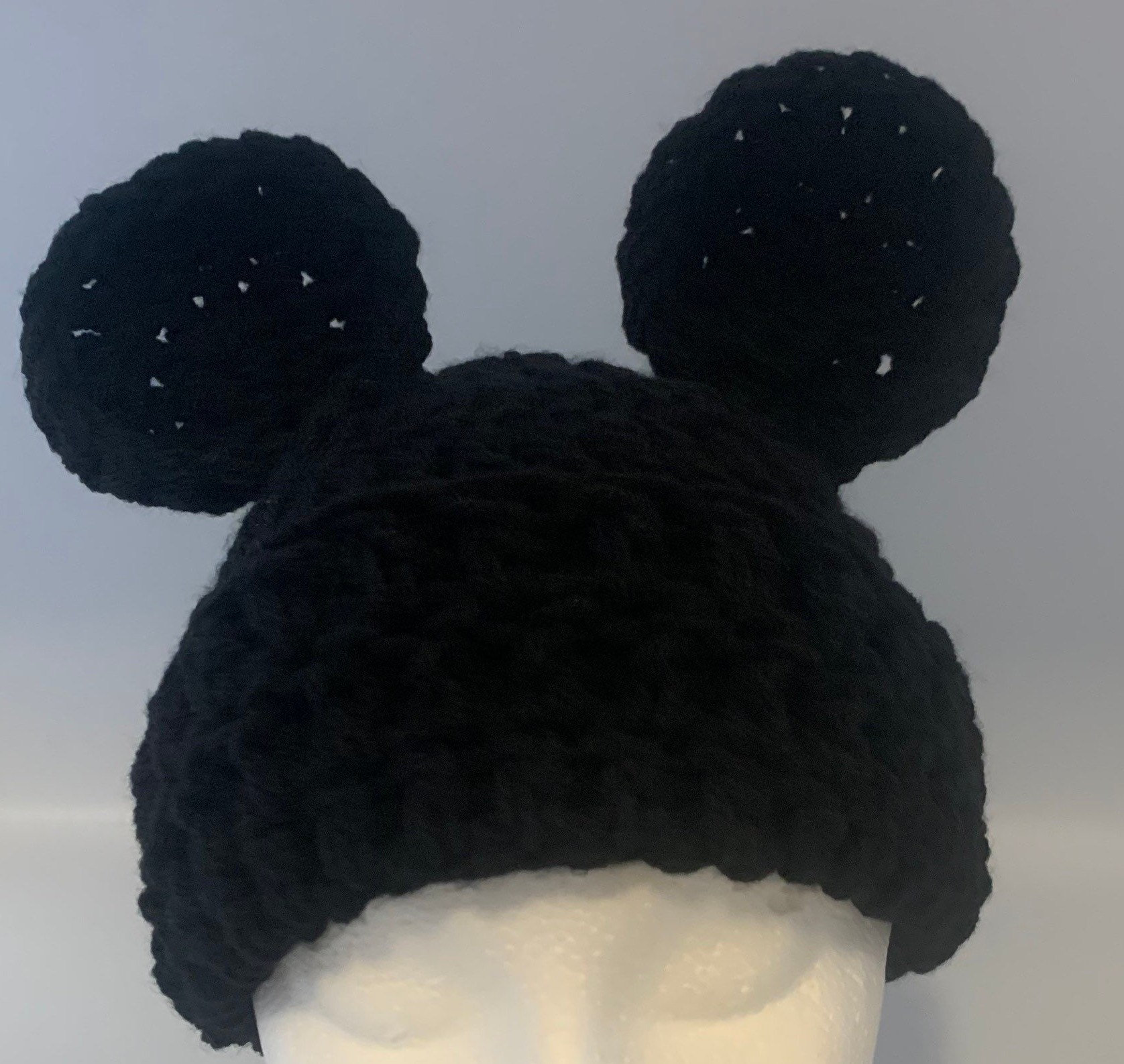 mickey mouse winter hat with ears