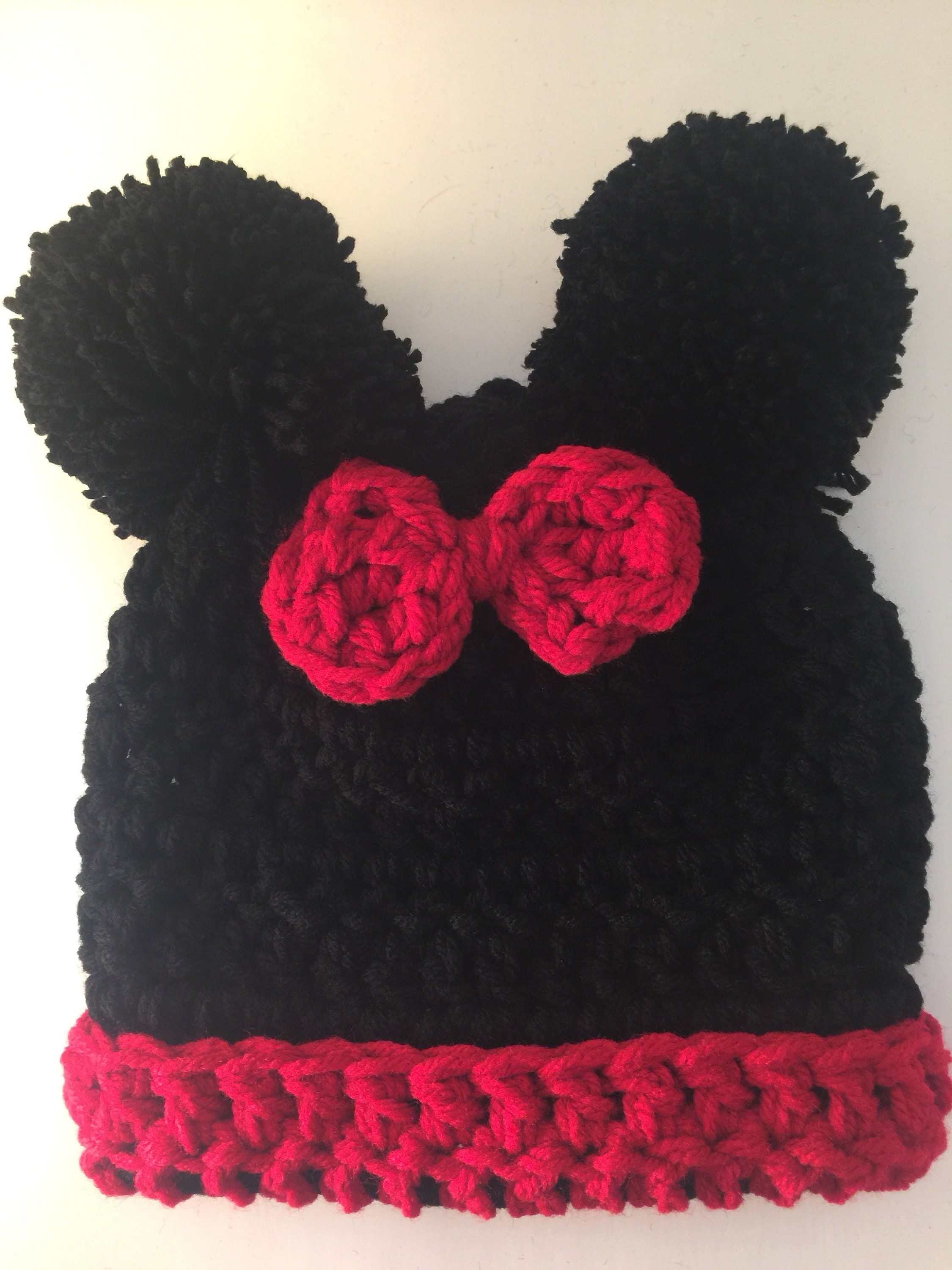 Adult Minnie Mouse Hat | Etsy Australia