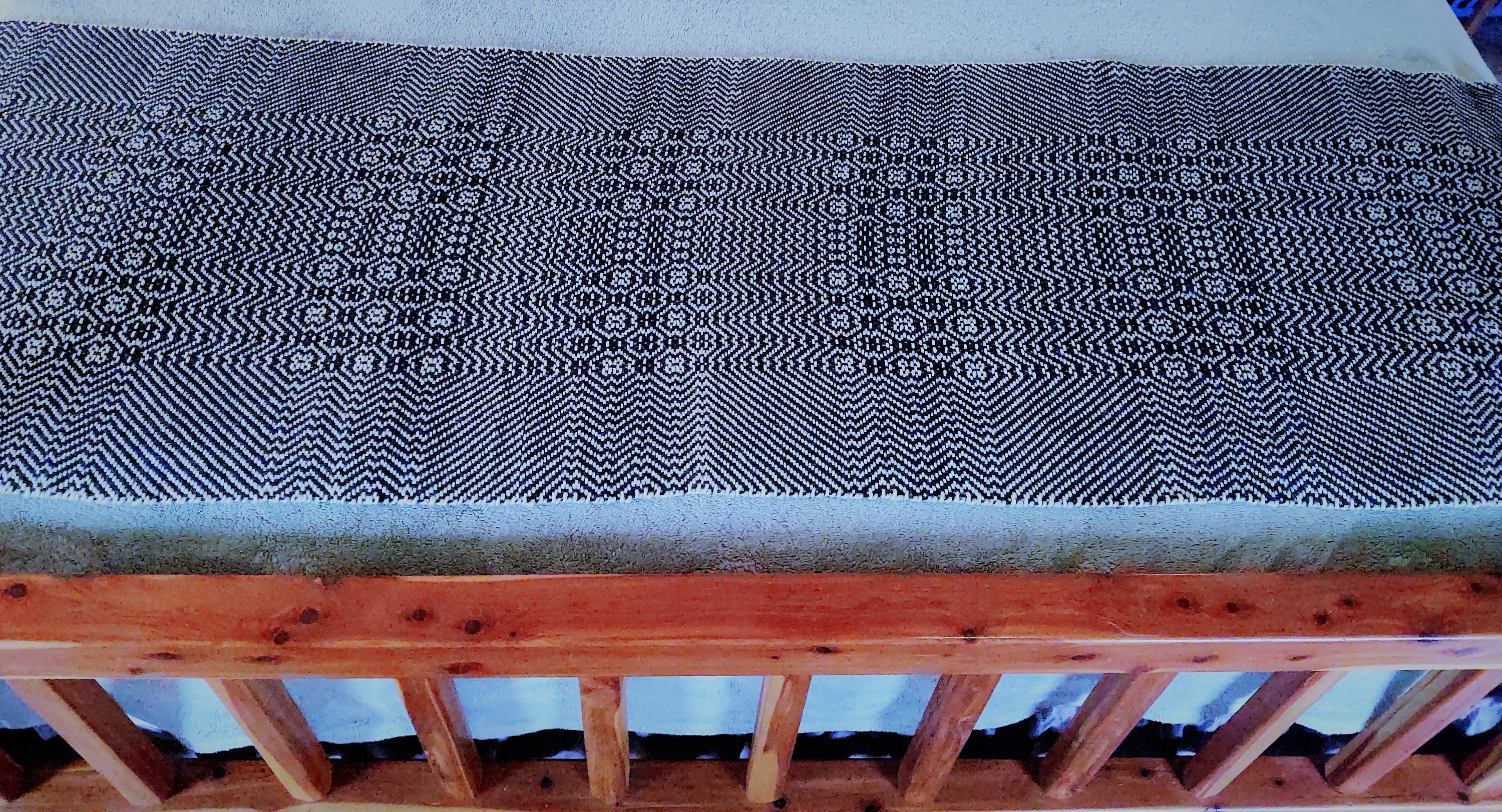 King Bed Scarf Bed Runner King Size navy Blue With Yellow. 21W04 Etsy