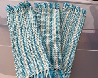 Cotton Washcloth. Shades of Blue. #24C20-22