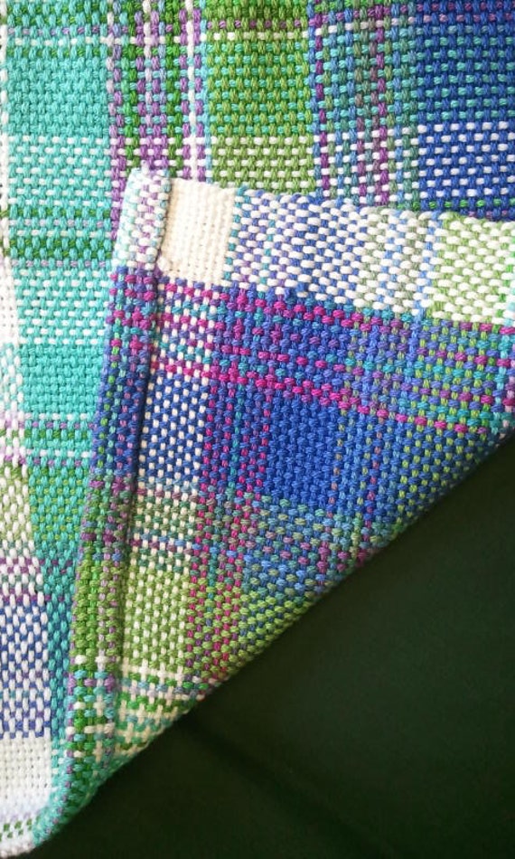 Cotton Hand Towel Home Spa Towel Guest Bath Towel Farm Kitchen Towel Bright Multi Colored Plaid. 14C38.14C39 Etsy Ireland