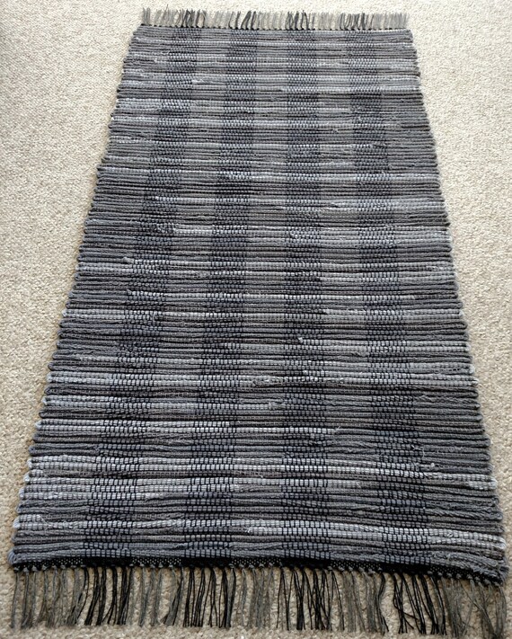 Gewebte Teppich Corduroy Rag Teppich Recycling Corduroy Etsy