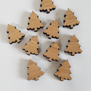 Wooden Christmas/ Pine Tree Cut Outs ( Holiday Decor, Mixed Media, Scrap Booking, Embellishments  )