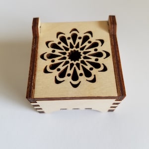Small Mandala Trinket/Keepsake Wooden Box ( Ring Box, Proposal Box, Christmas Present)