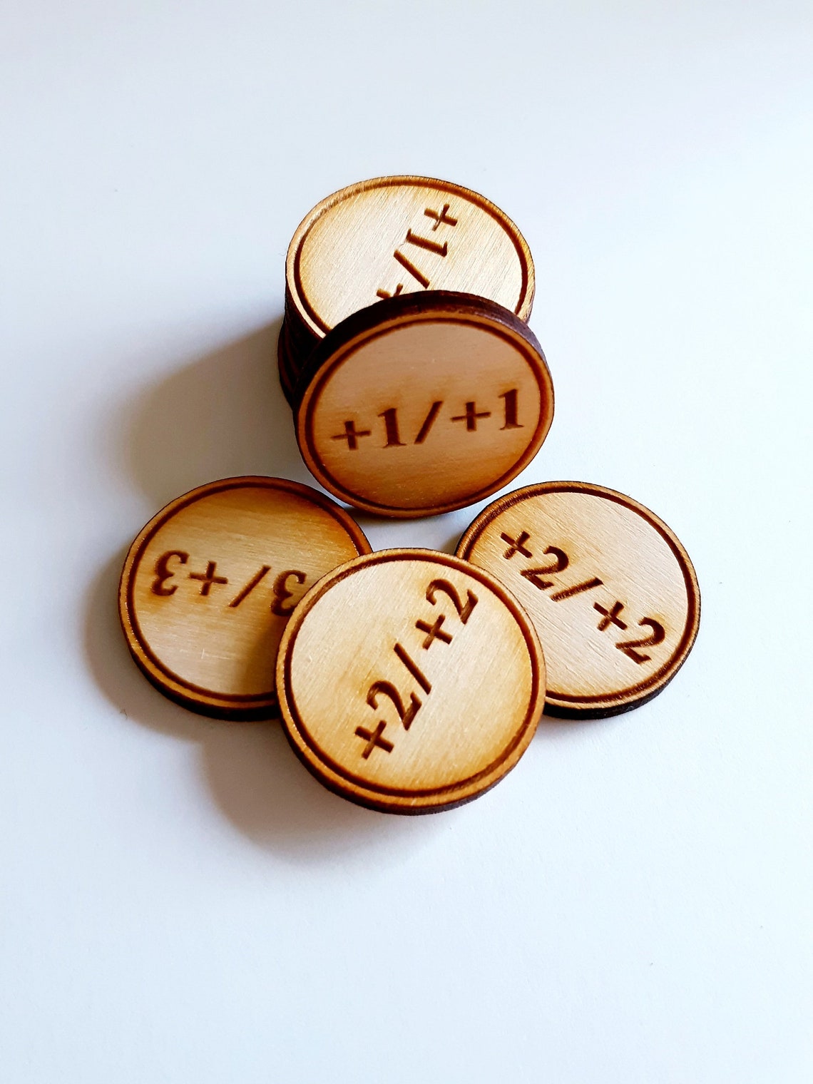 24 Wooden Game Token / Counters Games Tokens Counters Etsy