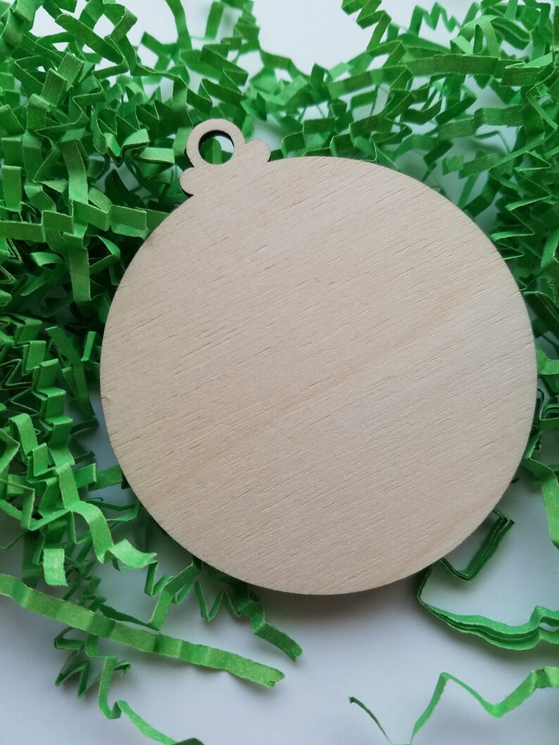 Blank Wooden DIY Circle Ornaments Wood Burning Holiday Etsy