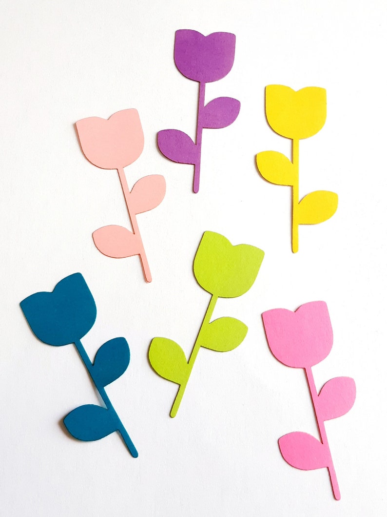 Flower Die Cut Out Spring Decoration Card Making Supply Etsy