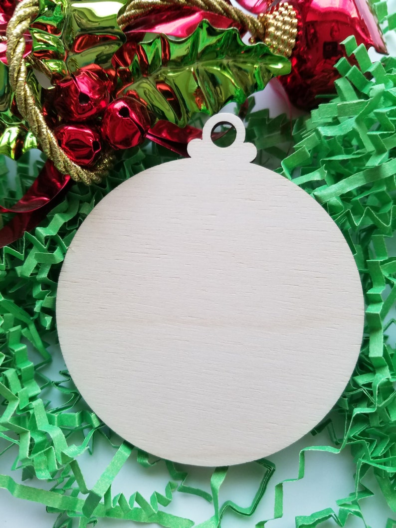 Blank Wooden DIY Circle Ornaments Wood Burning Holiday Etsy