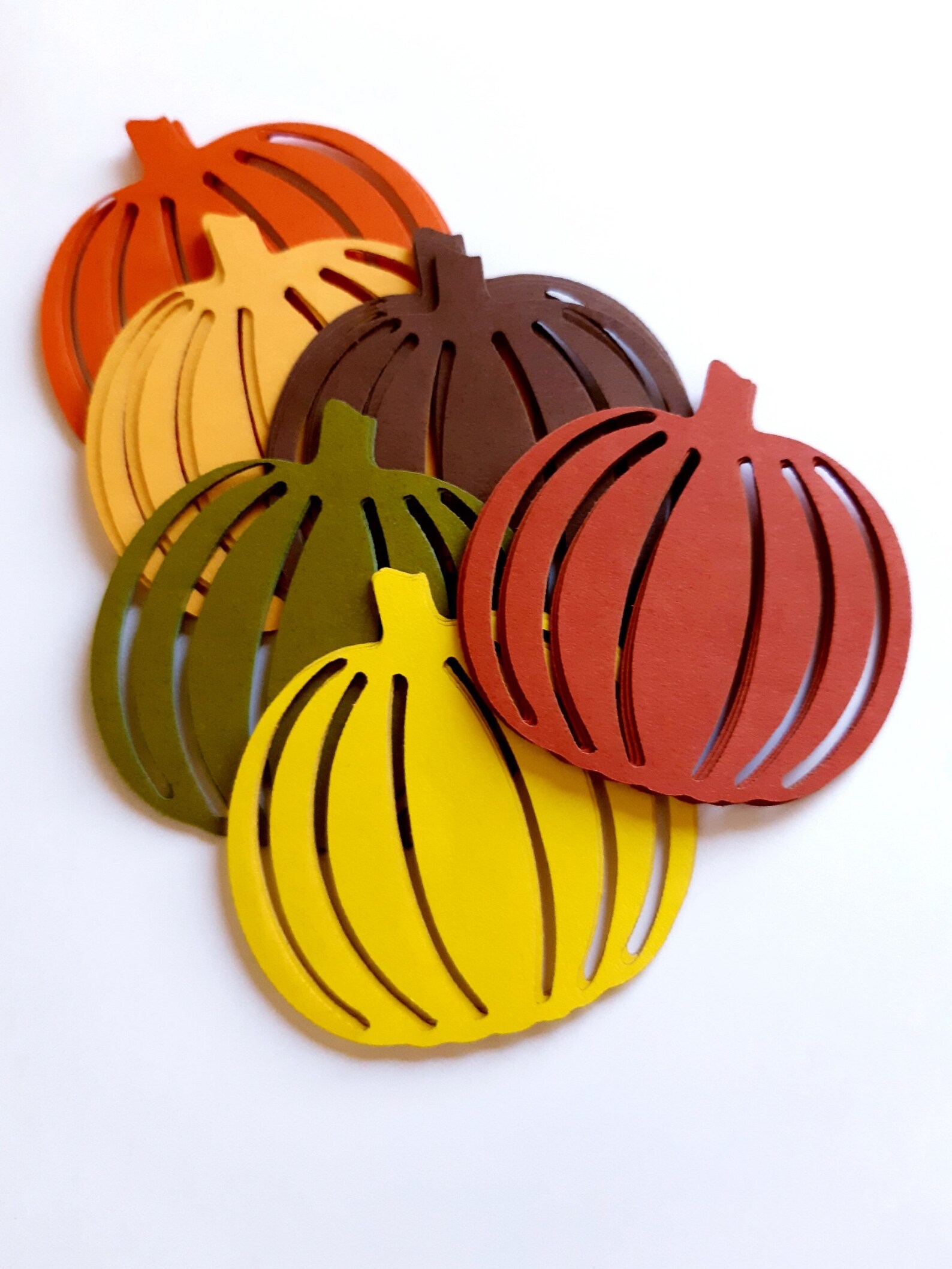 Pumpkin Die Cut Outs Fall Decoration Autumn Decor Etsy