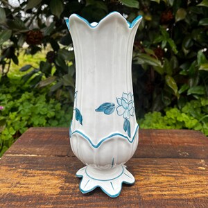 Italian Made Hand-Painted Pitcher – Vintage Ceramic Pitcher – Decorative Italian Pottery – Colorful Floral Design