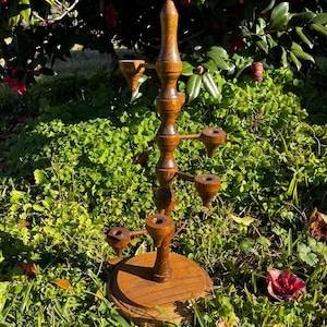 Mid Century Candelabra, Denmark Design, Vintage Candle Holder, Scandinavian Decor, Mid Century Modern, Table Centerpiece, Gift Idea
