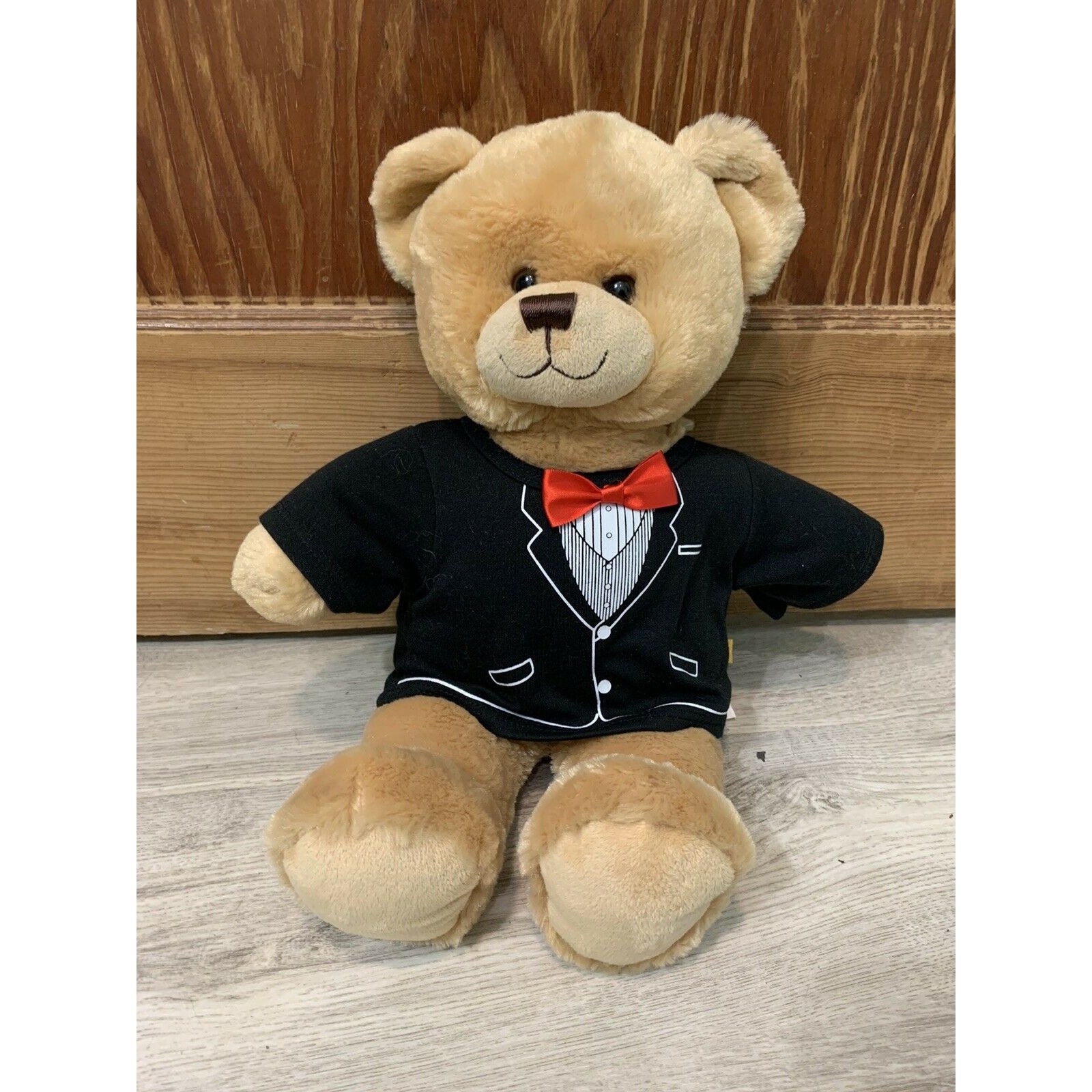 Build A Bear Tuxedo Tee Brown Bear Etsy