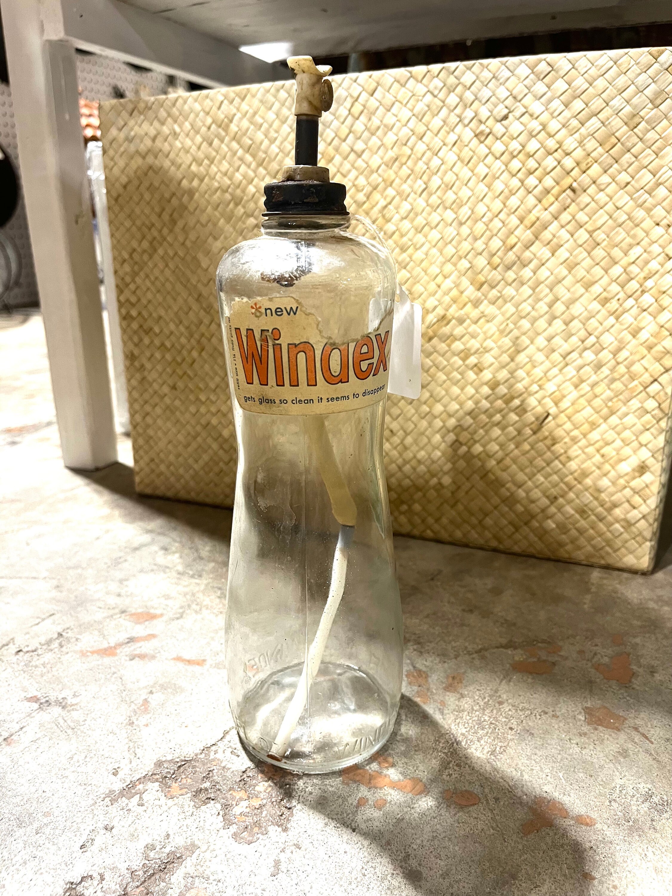Vintage Windex Bottle, 1950s Era Glass Cleaner, Collector's Item, Retro  Home Decor, Antique Houseware - Etsy