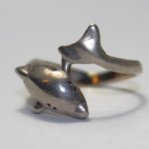 Dolphin Silver Ring