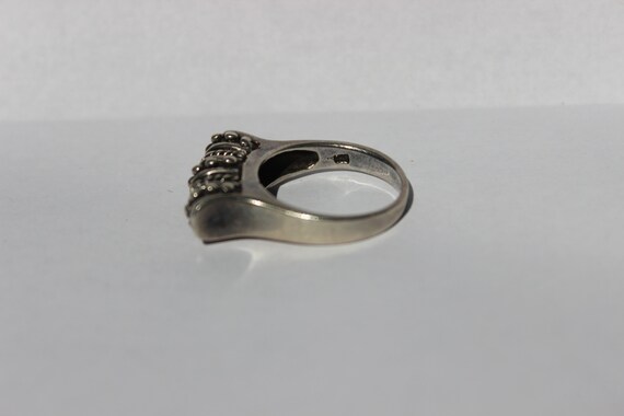 Studded Silver Ring - image 7