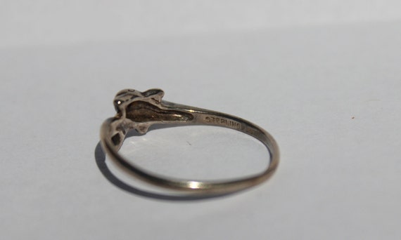 Dainty Dolphin Silver Ring - image 7