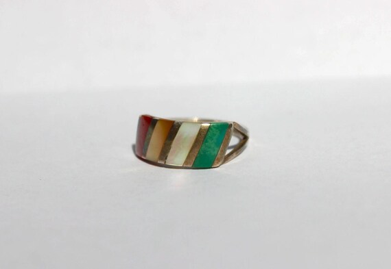 Zuni Sterling Ring Size 5 1/2 - image 2