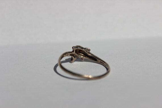 Dainty Dolphin Silver Ring - image 6