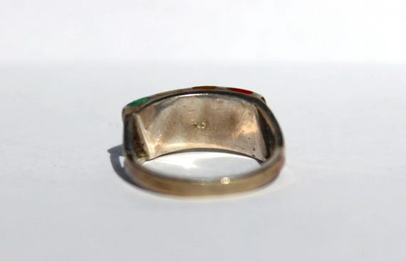 Zuni Sterling Ring Size 5 1/2 - image 5