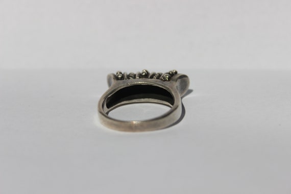 Studded Silver Ring - image 8