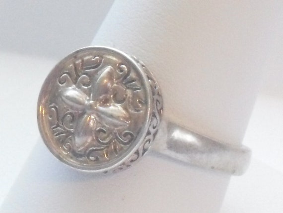 Cross Ring Sterling - image 1