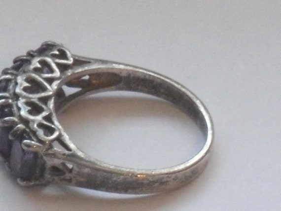 Amethyst Ring Sterling - image 7