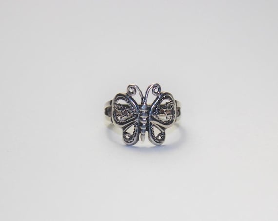 Butterfly Filigree Ring
