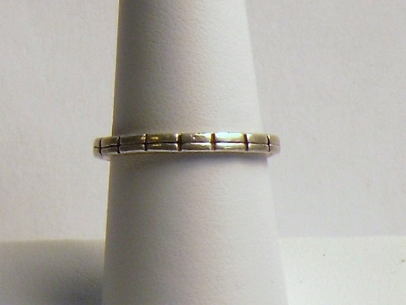 Pair of Sterling Silver Rings - image 2