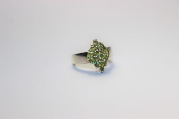 Peridot Silver Ring - image 2
