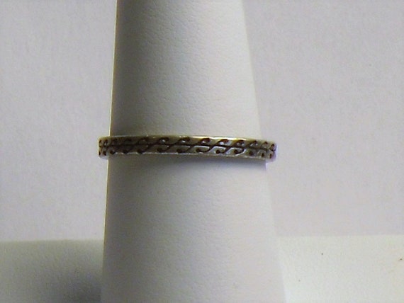 Pair of Sterling Silver Rings - image 3
