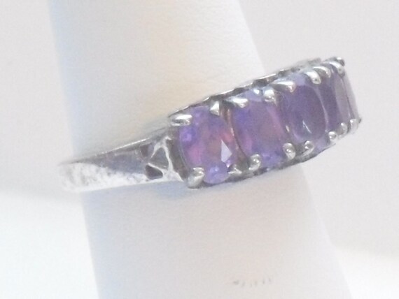 Amethyst Ring Sterling - image 1