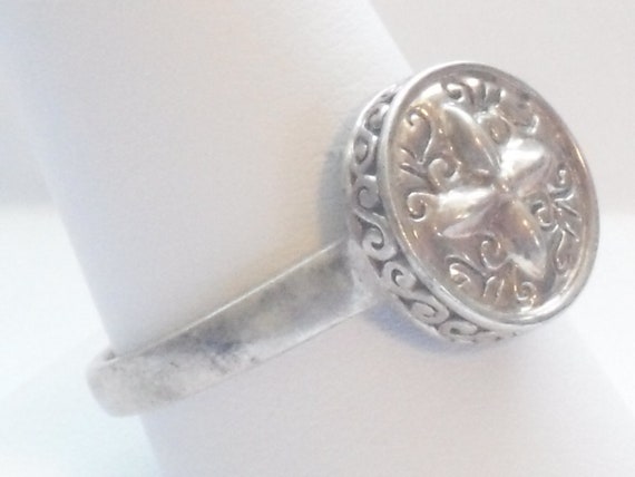 Cross Ring Sterling - image 2