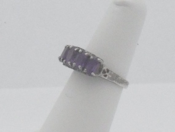 Amethyst Ring Sterling - image 6