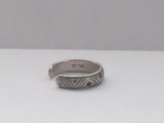 Adjustable Silver Ring - image 3