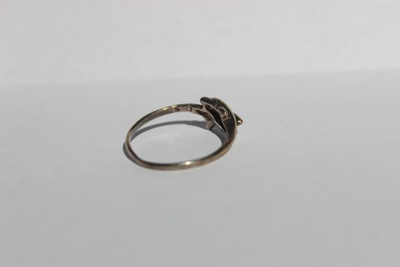 Dainty Dolphin Silver Ring - image 8