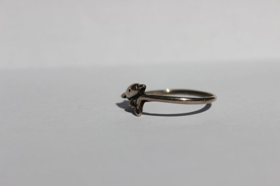 Dainty Dolphin Silver Ring - image 5