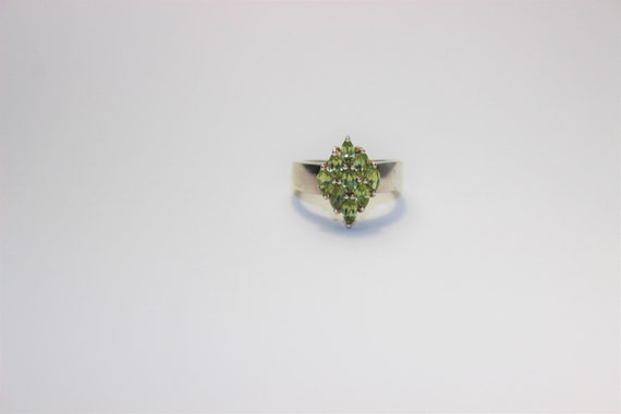 Peridot Silver Ring - image 1