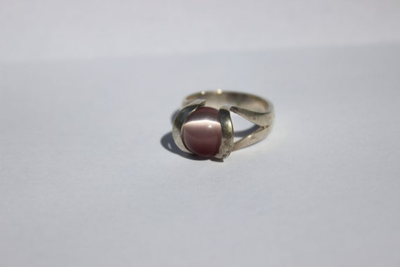 Purple Orb Sterling Ring - image 1