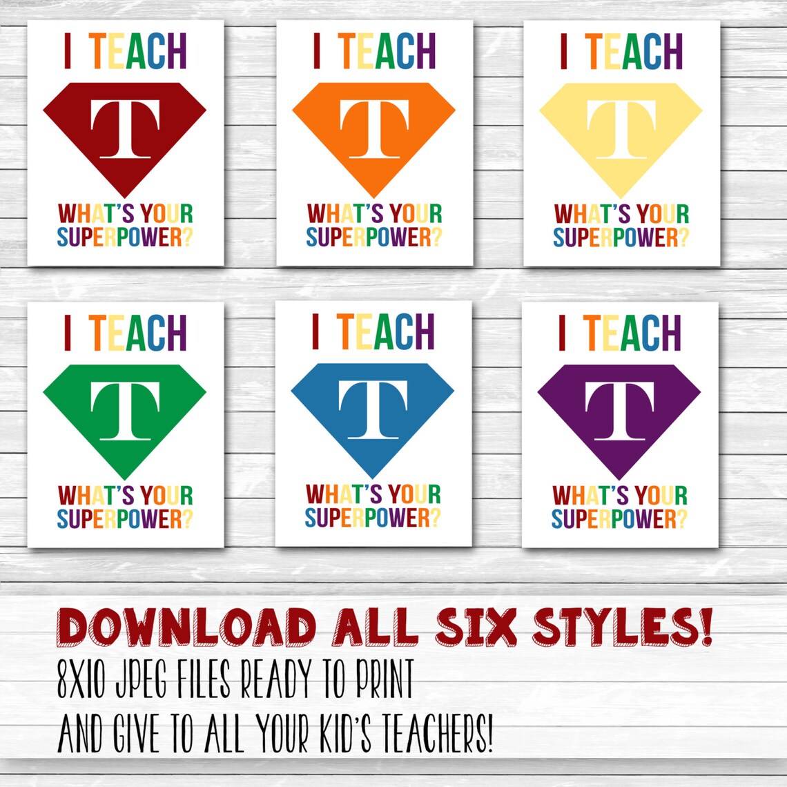 Teacher Iron on SVG and Printables / Persoanlized Name Art / | Etsy