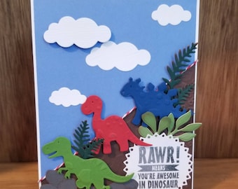 Dinosaur Birthday Card