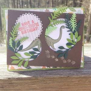 Dinosaur Birthday Card image 1