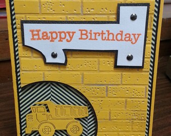 Construction Card Construction Birthday Card Printable - Etsy Canada